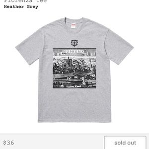 >>>>>SOLD<<<<<*SUPREME* Fiorenza Tee Grey